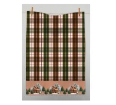 Prosop de bucătărie din bumbac țesut Christmas HOUSE 3pcs, 50x70cm, 270 g/m2