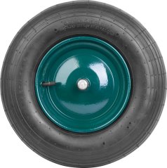 Roată pentru roabă Strend Pro Premium Fortis BLACK, gonflabilă, de schimb, cu ax