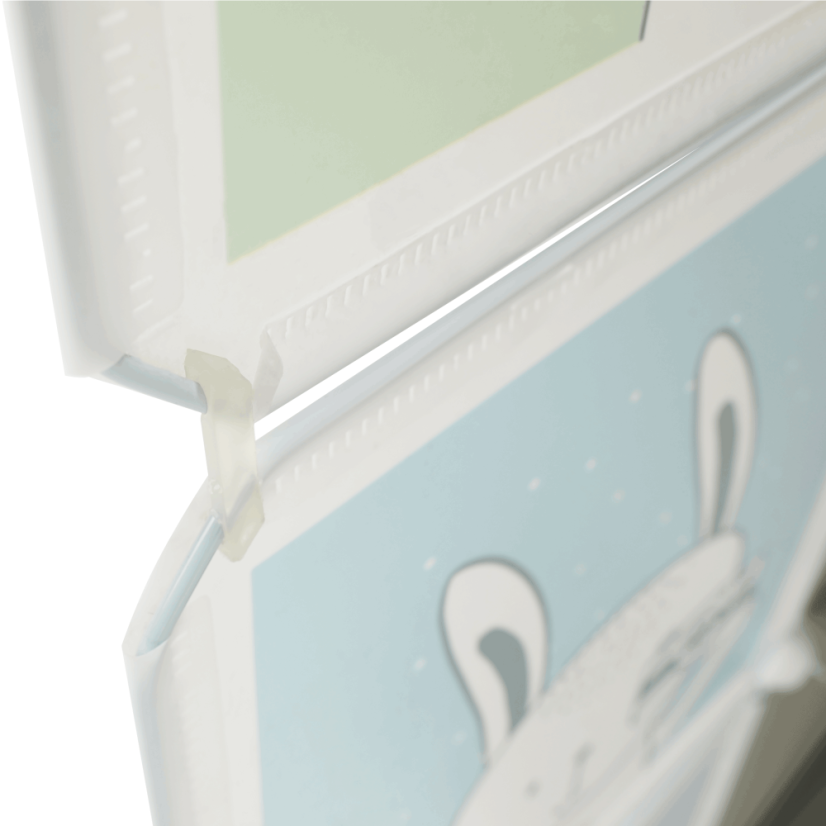 Modularer Kleiderschrank für Kinder, Grau/Kindermuster, BIARO - SALE