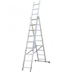 Rebrík Strend Pro DP 3x06, Alu, EN 131 max. 3.71 m, BASIC