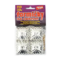 Mała foremka kwadratowa 4,5x4,5cm 30szt