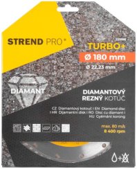Kotouč Strend Pro 521C, 180 mm, diamantový, Turbo +