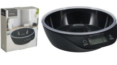 Cântar digital de bucătărie până la 5 kg, cu vas