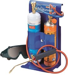 KEMPER 555D Schweißset, tragbares Mini-Autogen, 1x Kartusche PB SUPERGAS 600 ml, 1x Sauerstoff 110 bar (akce)