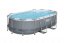 Bazén Bestway Power Steel 56620, filtr, pumpa, žebřík, dávkovač, 4,27x2,50x1,00 m