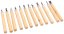 Sada řezbářských dlát 12-dílná s dřevěnou rukojetí na drážkování, XL-TOOLS