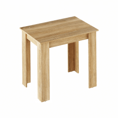 Jedilna miza, hrast sonoma, 86x60 cm, TARINIO