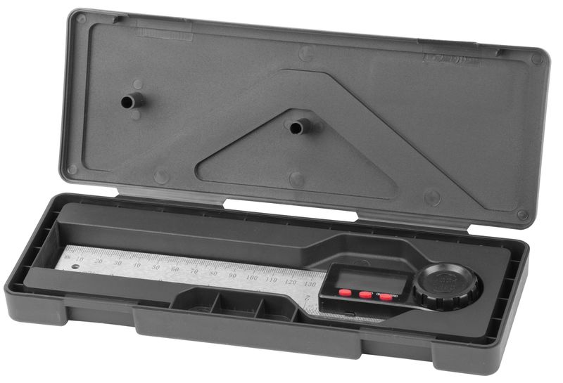 Lineal Strend Pro, digital, eckig 200 mm, Edelstahl, INOX