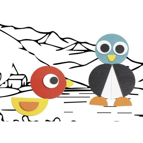 Lesena sestavljanka - Kruzzel 22426 puzzle