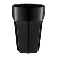 Glas Wasserglas 430ml schwarz