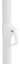 Slunečník Dalia, 180 cm, 32/32 mm, s kloubkem, černo/bílý