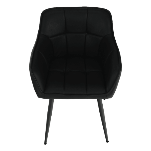 Dizajnerska fotelja, crna, TOPAZ