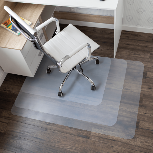 Protecţie podea sub scaun, transparentă, 140x100 cm, 0, 5 mm, ELLIE NEW TYP 3