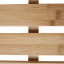 Protiskluzová předložka do koupelny, přírodní lakovaný bambus, KLERA