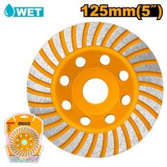 Dijamantna brusna ploča o125x22,2 mm TURBO INGCO