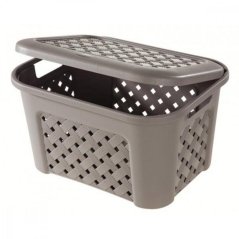 Košara za prljavo rublje UH 23.6l mocha ";Arianna"; TONTARELLI