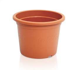 Blumentopf UH o170mm PLASTICA Terrakotta Höhe 120mm K17, für Schüssel unter Code 36814063 KLC