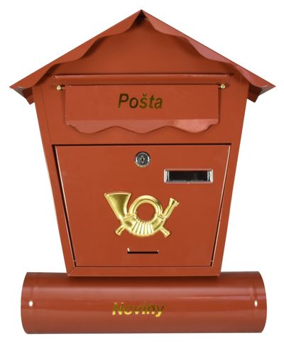 Kutija NESTOR, 370x100x440 mm, smeđa, poštanska
