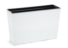 Virágláda 19x56x36,5 cm WERBENA DLUTO UH fehér betéttel