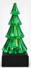 15 cm-es zöld LED-es karácsonyfa-dísz