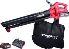 SET Worcraft CLBV-S40Li ShareSYS levélfúvó, 230 km/h, 2x20 V, 45 liter, 2x CLB-20V-4.0 akkumulátor, 1 db CLC-20V-4.5D töltő