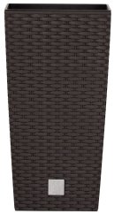 Pflanztopf RATO Square 225, braun, Einsatz (akce)