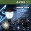 Strend Pro Vrtna svjetiljka, lančić, solarna, 1x LED, 16,5x16,5x71,5 cm