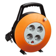 Cable Strend Pro CR040, przedłużacz, L-7,5 m, 4x gniazdo, na bębnie