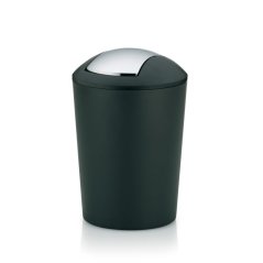 Odpadkový koš MARTA 5l plast, černý Odpadkový koš MARTA 5l plast, černý