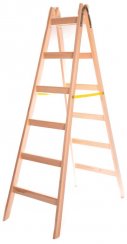 Scara Strend Pro, 6 trepte, trepte din lemn, 1,90 m, max. 150 kg