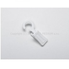 Kopča za zavjese PVC bijela, KLC