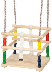 Huśtawka LEQ HANAKO, 30x30 cm, dziecięca, drewniana