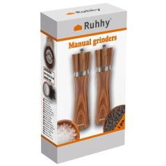 Młynek ręczny - zestaw 2 sztuk Ruhhy 24650