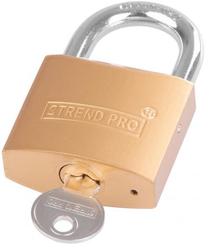 Lock Strend Pro FT 50 mm, obesek, zlato