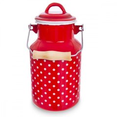 Milchkännchen 2l emailliertes BODKA-Dekor