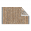 Oboustranný koberec, vzor/hnědá, 80x150, MADALA
