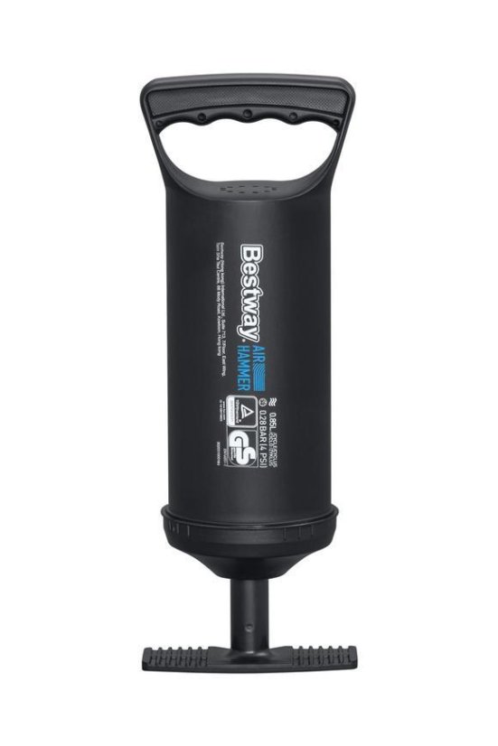 Bestway® 62002 AIR HAMMER™ Pumpe, 3x Adapter, fußbetrieben, für Aufblasartikel, Pools und Bälle (akce)