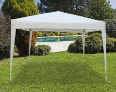 Pavillon 295x295cm, Schnellaufbau beige GARDENKUS