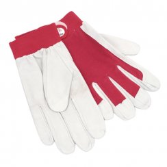 MECHANIC NYLON rukavice - kozja koža, veličina 9, crvene, XL-ALATI