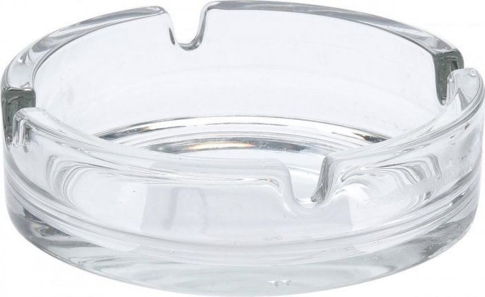 Aschenbecher 10x3,5 cm Glas