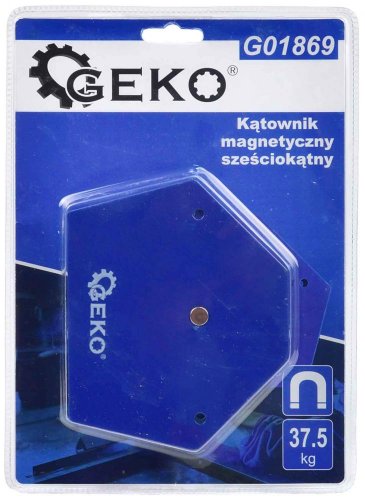 Magnet úhlový šestihranný, 37,5 kg, GEKO