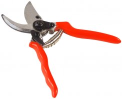 Nůžky zahradnické univerzální 190 mm s pojistkou, oranžové, RAMP