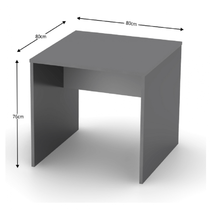 Schreibtisch, Graphit/Weiß, RIOMA NEW TYPE 17