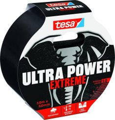 Bandă tesa® Ultra Power Extreme, reparație, PE, neagră, 50 mm, L-10 m