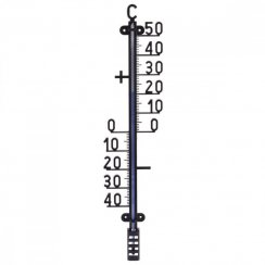 Termometru exterior UH 25 cm, negru