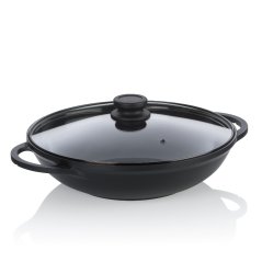 WOK pánev s keramickým povrchem a poklicí ATURA 32 cm WOK pánev s keramickým povrchem a poklicí ATURA 32 cm