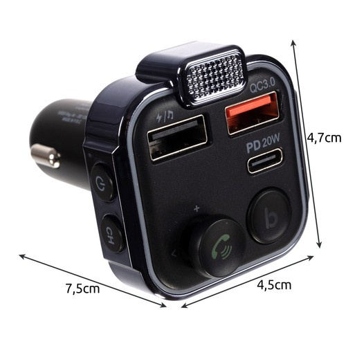 Vysielač Xtrobb 22355 FM Bluetooth vysielač/nabíjačka (akce)