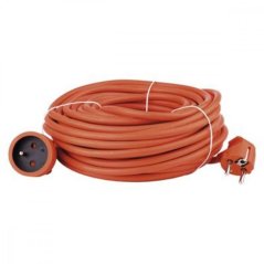 Podaljšek kabla 250V 20m/1Z/ ORANŽEN 1,5mm KLC