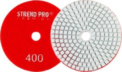 Strend Pro Premium P400 tárcsa, 100 mm, polírozó, gyémánt, tépőzáras, nedves polírozó és csiszolókorong