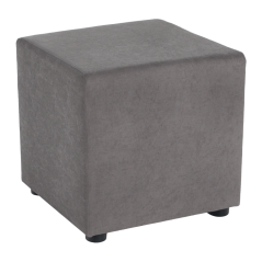Hocker, Alova-Stoff, grau, REGOR